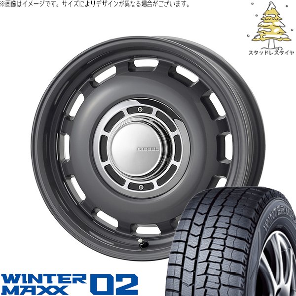 WINTER MAXX - ソリオ MA26 MA36 デリカ 165/70R14 スタッドレス | ウィンターマックス02 \u0026 クロスブラッド ディーゼル 14in 4穴100 車、バイク、自転車-冬タイヤ、ホイールセット-自動車