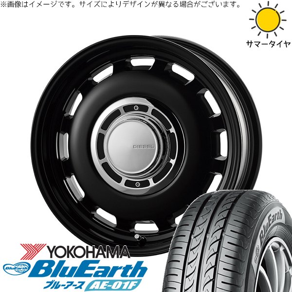 トヨタ シエンタ 10系 185/65R15 ホイールセット | ブルーアース AE-01F \u0026 クロスブラッド ディーゼル 15インチ 5穴100