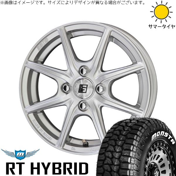 新品モンスタタイヤホイールセット155/65R14軽自動車各種 MONSTA TYRES 軽自動車 引っ張り 155/65R14 ホイールセット | モンスタ