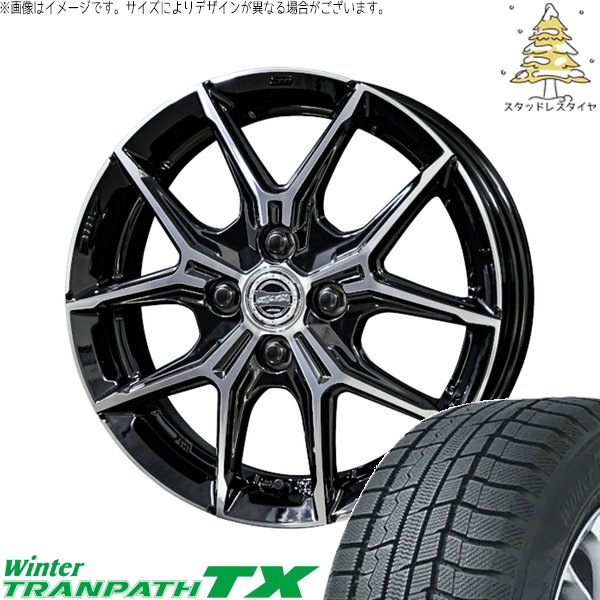 デリカミニ ハスラー 165/60R15 スタッドレス | ウィンタートランパス TX \u0026 スマック+EK M1 15インチ 4穴100