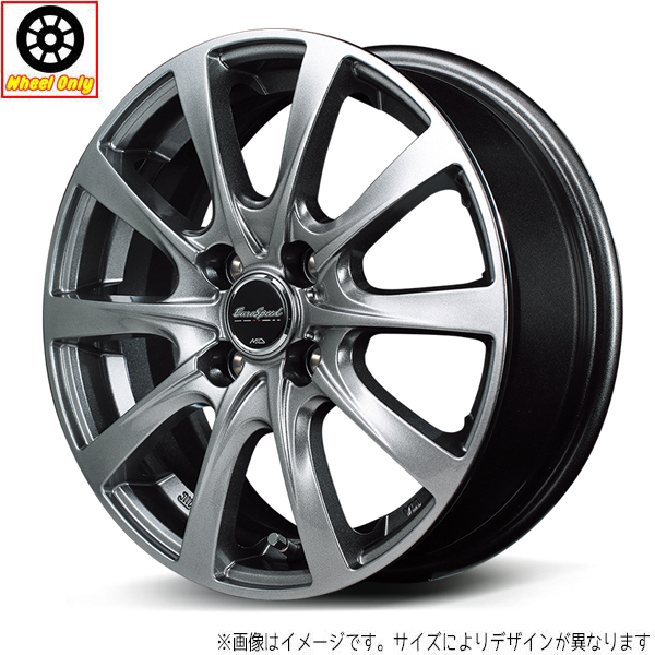 新品 アルミホイール 4本 12インチ EUROSPEED F10 メタリックグレー12x3.5 +42 4H100P :4560234985024x4pc:TireShop All Terrain