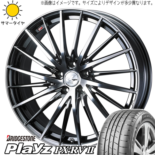 225/45R19 サマータイヤホイールセット CX30 etc (BRIDGESTONE Playz PXRV2 & LEONIS FR 5穴 114.3)｜tireshop