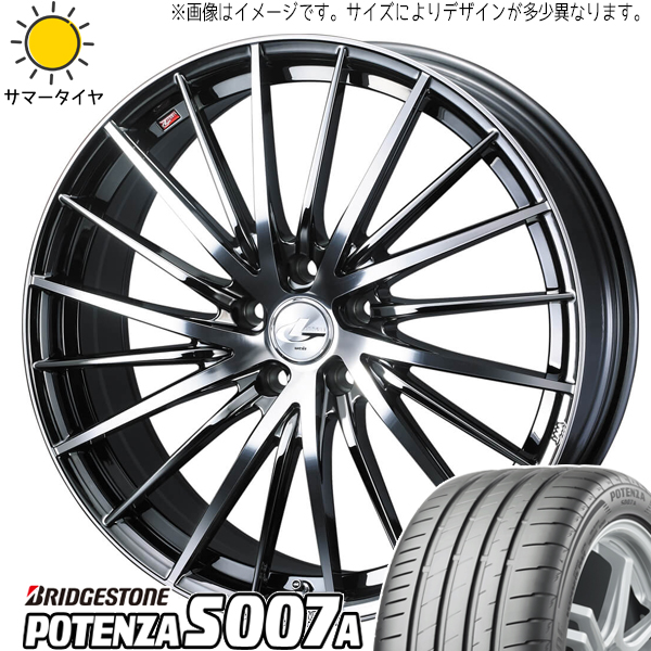 エルグランド 245/40R20 ブリヂストン ポテンザ S007A レオニス FR 20インチ 8.0J +45 5H114.3P サマータイヤ ホイール 4本SET :fr bmcmc 208045 s007a 24540:TireShop All Terrain