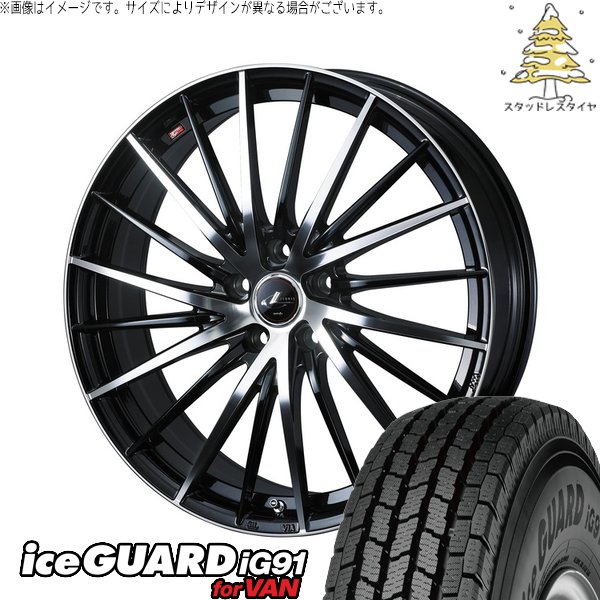 アイスガード iG91 - デリカD5 アウトランダー 225/70R16 スタッドレス | 内燃機関かばい立て91 IG91 \u0026 レオニス FR 16in 5穴114.3 タイヤ、ホイール-冬タイヤ、ホイールセット