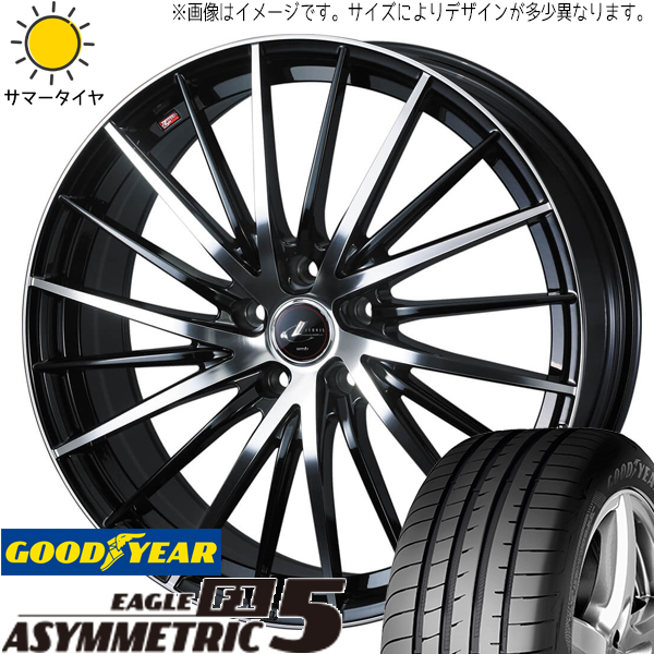 スバル WRX STI WRX S4 245/40R18 GY アシンメトリック5 レオニス FR 18インチ 8.0J +45 5H114.3P サマータイヤ ホイール 4本SET :fr pbmc 188045 asy5 24540:TireShop All Terrain