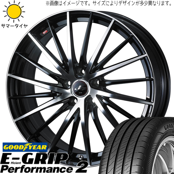 アクア 205/55R16 グッドイヤー パフォーマンス2 レオニス FR 16インチ 6.0J +42 4H100P サマータイヤ ホイール 4本SET :fr pbmc 166042 egpf2 2055516:TireShop All Terrain