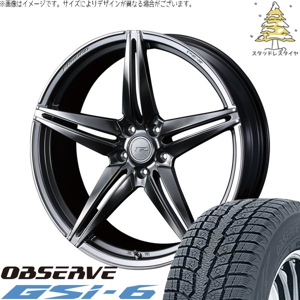 T33エクストレイル 235/60R18 スタッドレス | オブザーブ Gsi-6 \u0026 エフゼロ FZ-3 18インチ 5穴114.3