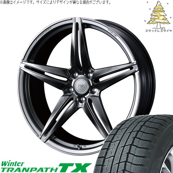 T33エクストレイル 235/60R18 スタッドレス | ウィンタートランパス TX \u0026 エフゼロ FZ-3 18インチ 5穴114.3