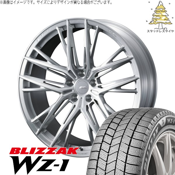 ブリザック - デリカD5 アウトランダー 225/55R18 スタッドレス | WZ-1 \u0026 エフゼロ FZ-5 18in 5穴114.3 タイヤ、ホイール-自動車-冬タイヤ、ホイールセット