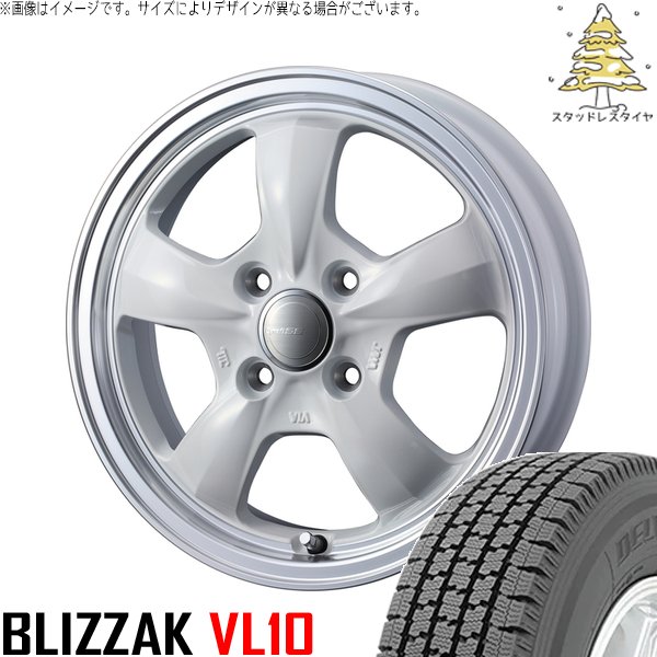 ハイゼットジャンボ 145/80R12 スタッドレス | ブリザック VL10 \u0026 グラフト 5S 12インチ 4穴100