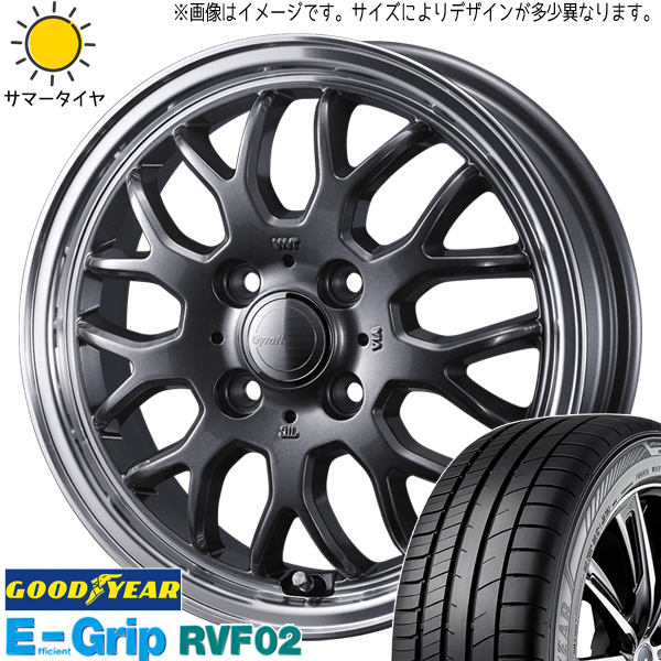 ハスラー キャスト フレア 165/65R14 グッドイヤー RVF02 グラフト 9M 14インチ 4.5J +45 4H100P サマータイヤ ホイール 4本SET :g9m gm 144545 rvf2 1656514:TireShop All Terrain