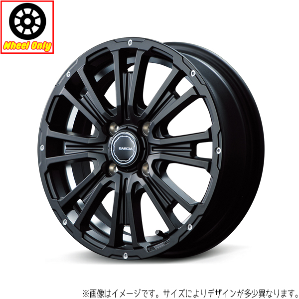 新品 アルミホイール 1本 14インチ リボルバーKC セミグロスBK/アンダーカットポリッシュ 14×4.5J +45 4H100P ハスラー キャスト デリカミニ :4560234999700x1pc:TireShop All Terrain