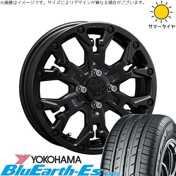 ノート マツダ2 185/60R16 ホイールセット | ブルーアース ES32 \u0026 マーテルギア ゴーレム 16インチ 4穴100