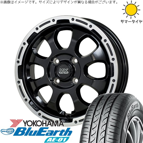 タフト ハスラー ソリオ 165/65R15 ホイールセット | ブルーアース AE01 \u0026 マッドクロス グレイス 15インチ 4穴100