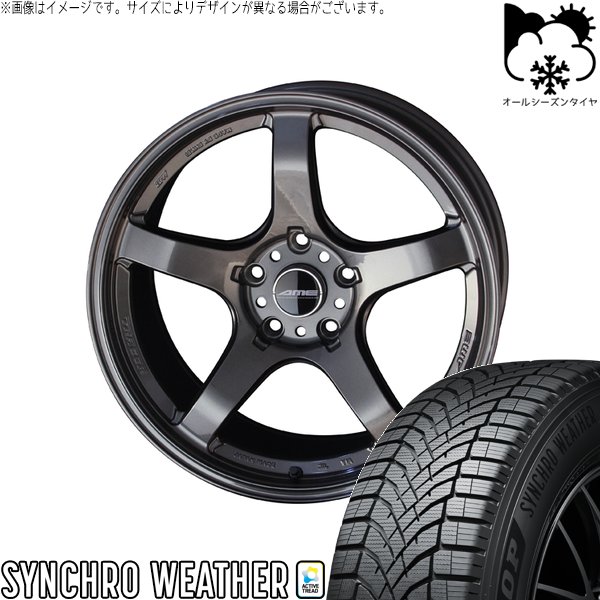 ランエボ8 9 235/40R18 オールシーズン | シンクロウェザー \u0026 トレーサー GT-V 18インチ 5穴114.3