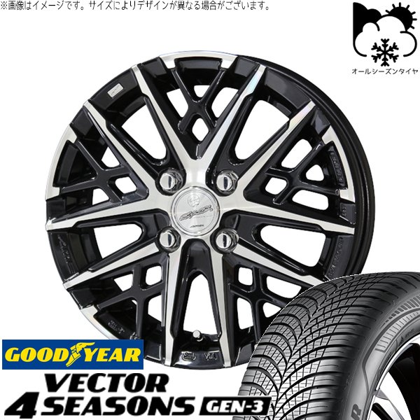 ノートオーラ 195/65R15 オールシーズン | ベクター4シーズンズ GEN-3 \u0026 スマック グレイヴ 15インチ 4穴100