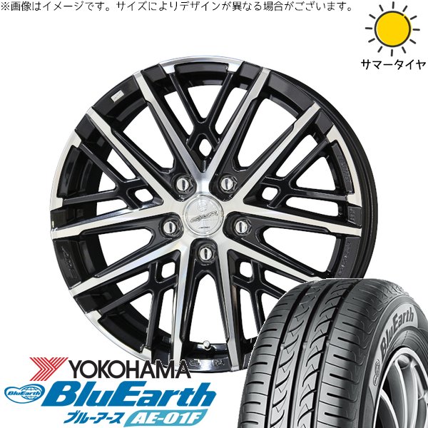 BluEarth - エスティマ 215/60R16 車輪仕掛ける | 青碧地びた AE-01F \u0026 平手打ち グレイヴ 16in 5穴114.3 自動車-夏タイヤ、ホイールセット-車、バイク、自転車