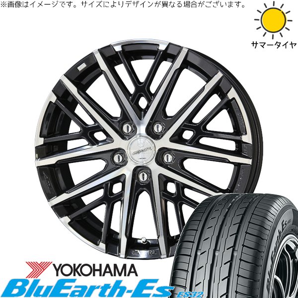 エスティマ 215/60R16 ホイールセット | ブルーアース ES32 \u0026 スマック グレイヴ 16インチ 5穴114.3