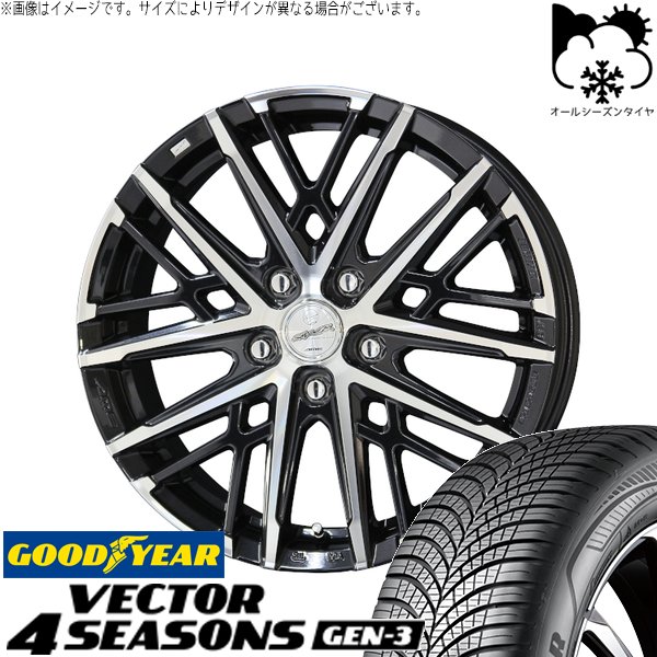 インプレッサ 205/50R17 オールシーズン | ベクター4シーズンズ GEN-3 \u0026 スマック グレイヴ 17インチ 5穴100