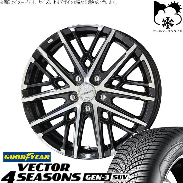 T33エクストレイル 235/60R18 オールシーズン | ベクター4シーズンズ GEN-3 SUV \u0026 スマック グレイヴ 18インチ 5穴114.3