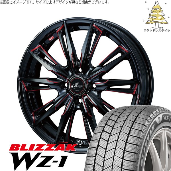 ノート マツダ2 185/60R16 スタッドレス | ブリザック WZ-1 \u0026 レオニス GX 16インチ 4穴100