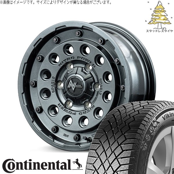 VikingContact - カローラ差し交わす 215/70R16 スタッドレス | ヴァイキングコンタクト7 \u0026 ナイトロパワー H12 打つこと鵝鳥 16in 5穴114.3 自動車-冬タイヤ、ホイールセット-タイヤ、ホイール