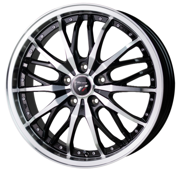 新品 ホイールのみ 4本 18インチ Precious HM 3 メタリックブラックポリッシュ（BK/P） 18x8.0J +42 5H114.3P :HM3 34x4pc:TireShop All Terrain