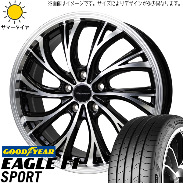 ノア ヴォクシー 215/45R18 グッドイヤー F1 SPORT プレシャス HS 2 18インチ 7.0J +55 5H114.3P サマータイヤ ホイール 4本SET :hs2 187053 efsp 21545:TireShop All Terrain