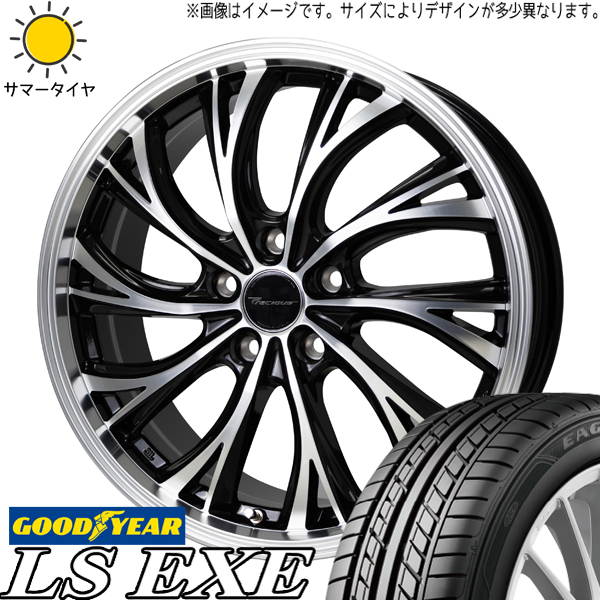 215/45R17 サマータイヤホイールセット プリウス etc (GOODYEAR EAGLE LS EXE & Precious HS2 5穴 100)｜tireshop