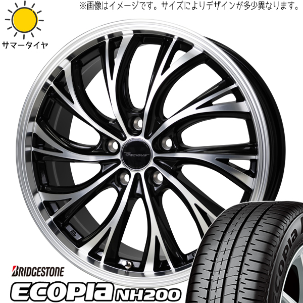 ヤリス スイフト バレーノ 185/55R16 BS エコピア NH200C プレシャス HS 2 16インチ 6.0J +45 4H100P サマータイヤ ホイール 4本SET :hs2 166042 nh200 1855516:TireShop All Terrain