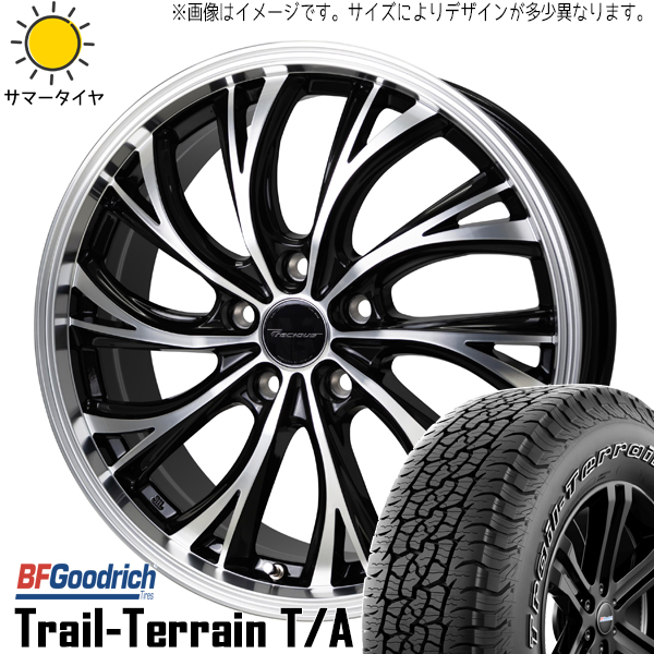 NX ヴァンガード ハリアー 235/55R18 BFグッドリッチ プレシャス HS 2 18インチ 8.0J +42 5H114.3P サマータイヤ ホイール 4本SET :hs2 188042 trail 23555:TireShop All Terrain