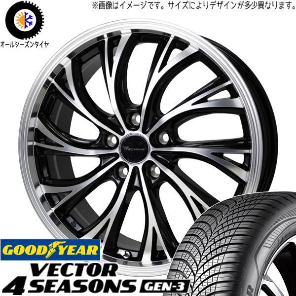 デリカ ヤリスクロス 215/55R17 グッドイヤー ベクター GEN3 HS 2 17インチ 7.0J +38 5H114.3P オールシーズンタイヤ ホイール 4本SET :hs2 177040 vegen3 21555:TireShop All Terrain