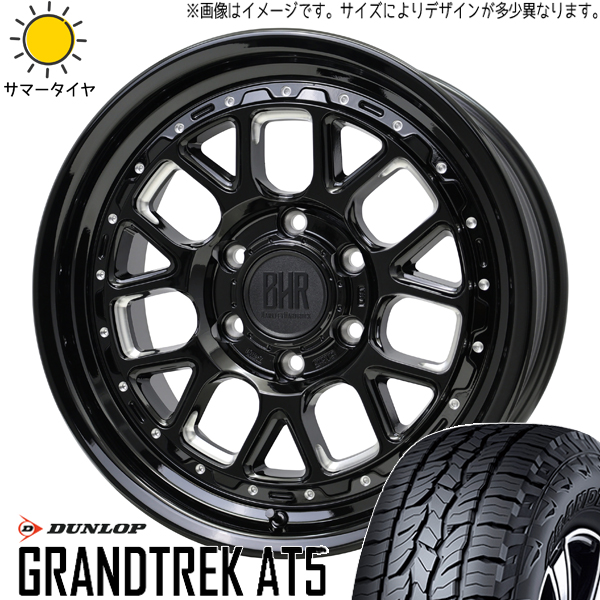 エクストレイル 215/65R16 D/L グラントレック AT5 バークレイ ヒューロン 16インチ 7.0J +38 5H114.3P サマータイヤ ホイール 4本SET :huron 167035 at5 21565:TireShop All Terrain