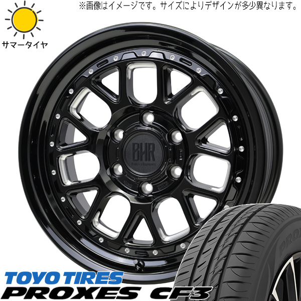 60系 プリウス 195/60R17 TOYO プロクセス CF3 バークレイ ヒューロン 17インチ 7.0J +38 5H114.3P サマータイヤ ホイール 4本SET :huron 177040 cf3 19560:TireShop All Terrain