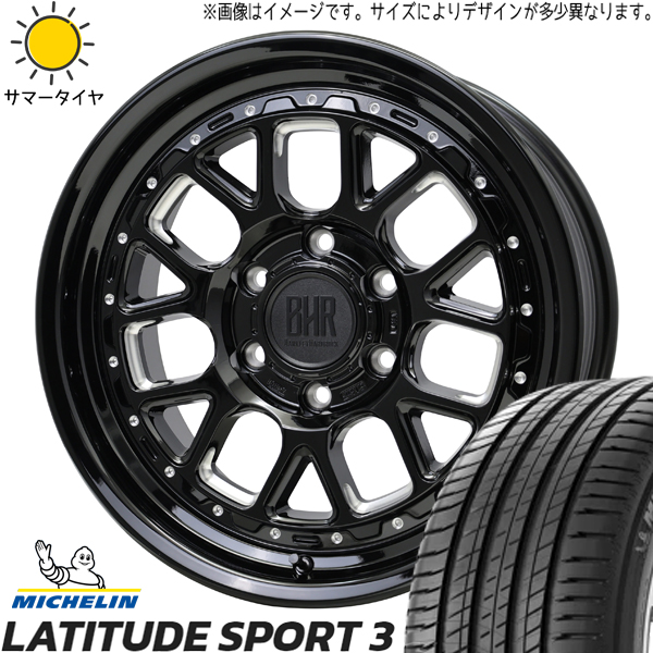 RAV4 235/65R17 ミシュラン ラティチュードスポーツ3 バークレイ ヒューロン 17インチ 7.0J +38 5H114.3P サマータイヤ ホイール 4本SET :huron 177040 latsp3 23565:TireShop All Terrain