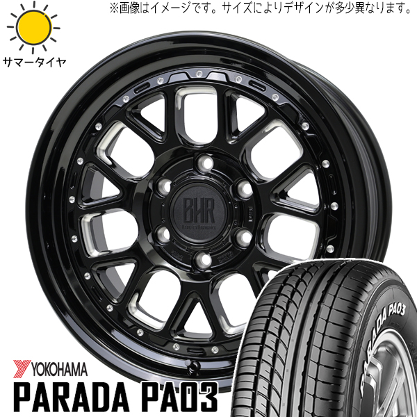 PARADA PA03 - アルファード 215/65R16 車輪仕掛ける | ヨコハマ パラダ PA03 \u0026 ヒューロン湖 16in 5穴114.3 夏タイヤ、ホイールセット-車、バイク、自転車-タイヤ、ホイール