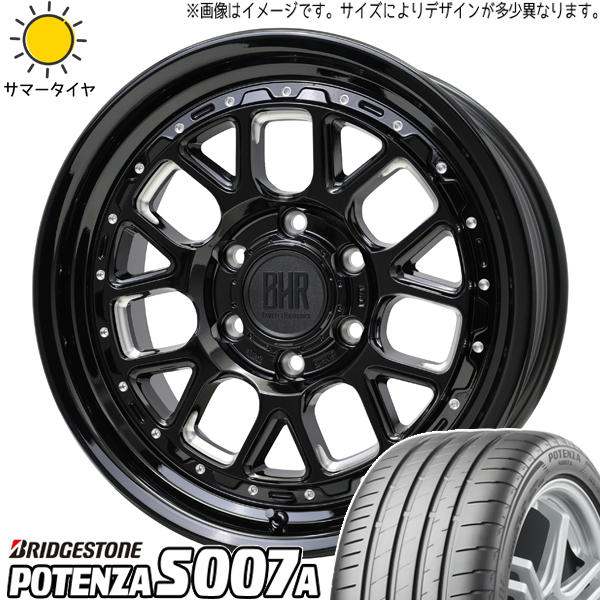 デリカ ヤリスクロス 215/55R17 BS ポテンザ S007A バークレイ ヒューロン 17インチ 7.0J +38 5H114.3P サマータイヤ ホイール 4本SET :huron 177040 s007a 21555:TireShop All Terrain