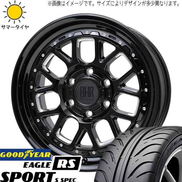 オーリス 225/45R17 グッドイヤー RSSPORT S SPEC バークレイ ヒューロン 17インチ 7.0J +38 5H114.3P サマータイヤ ホイール 4本SET :huron 177040 sspec 22545:TireShop All Terrain