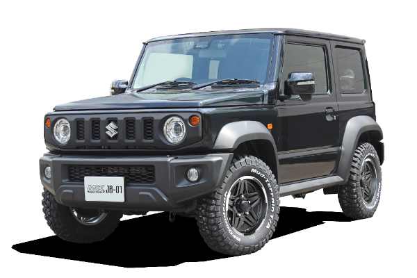 ジムニーシエラ JB74 JB43 16インチ アルミホイール 5穴139.7 | ホットスタッフ マッドクロス JB01 6J ±0 4本セットの画像