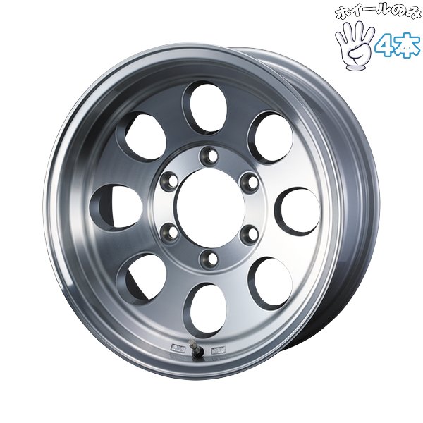ジムニーシエラ ノマド JB JC74 16インチ アルミホイール 5穴139.7 | ウェッズ ジムライン タイプ2 ポリッシュ 6J 4本