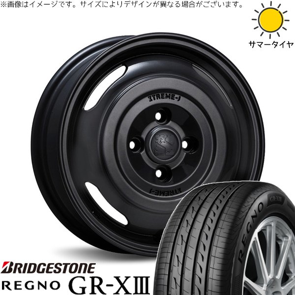NBOX スペーシア タント デリカミニ 155/65R14 ホイールセット | レグノ GR-X3 \u0026 エクストリームJ ジャーニー 14インチ 4穴100