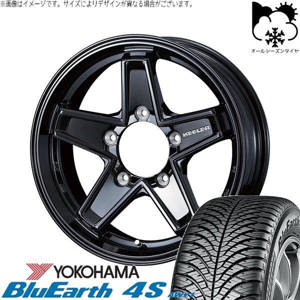 スズキ ジムニー JB64 JB23 215/70R16 オールシーズン | ブルーアース4S AW21 \u0026 キーラータクティクス 16インチ 5穴139.7