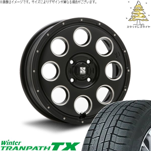 ウィンタートランパス - ハスラー デリカミニ ソリオ 165/65R14 スタッドレス | TX \u0026 エクストリームJ KK03 14in 4穴100 タイヤ、ホイール-冬タイヤ、ホイールセット