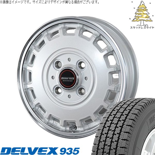 ハイゼットジャンボ 145/80R12 スタッドレス | デルベックス 935 \u0026 バーンズテック KT-ストリーム 12インチ 4穴100