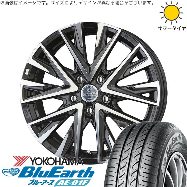 シエンタ リフトアップ 205/60R16 ホイールセット | ブルーアース AE-01F \u0026 スマック レジーナ 16インチ 5穴100