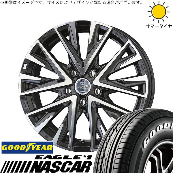カローラクロス 215/60R17 ホイールセット | イーグル ナスカー \u0026 スマック レジーナ 17インチ 5穴114.3