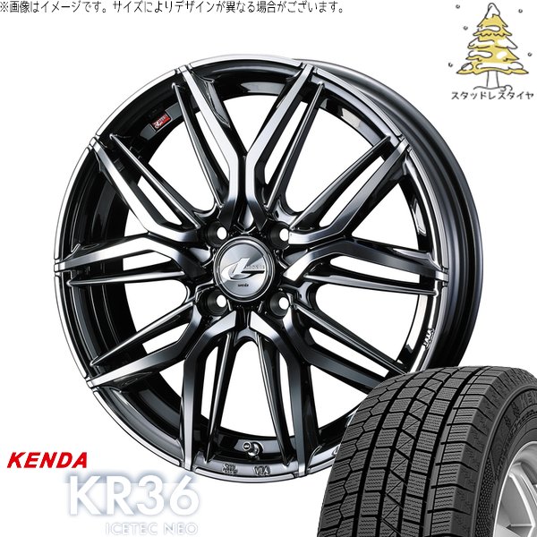モコ ゼスト パレット ミラ 165/55R14 スタッドレス | アイステックネオ KR36 \u0026 レオニス LM 14インチ 4穴100