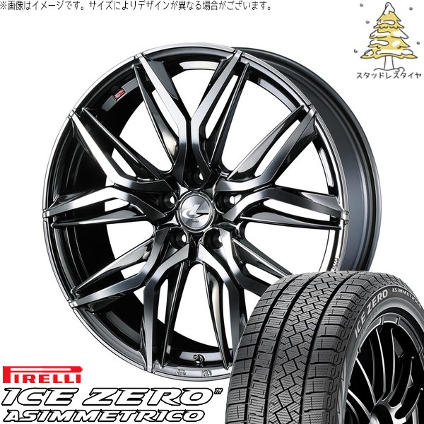 C28 セレナ 60プリウス 215/50R18 スタッドレス | アイスゼロアシンメトリコ \u0026 レオニス LM 18インチ 5穴114.3