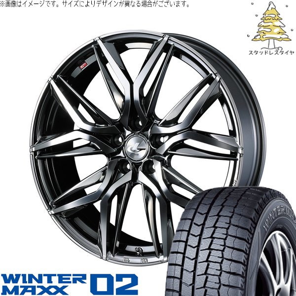WINTER MAXX - フォレスター 225/50R18 スタッドレス | ウィンターマックス02 \u0026 レオニス LM 18in 5穴100 車、バイク、自転車-タイヤ、ホイール-冬タイヤ、ホイールセット