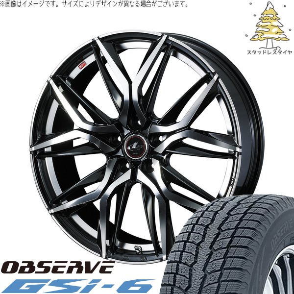 GN アウトランダー 235/60R18 スタッドレス | オブザーブ Gsi-6 \u0026 レオニス LM 18インチ 5穴114.3
